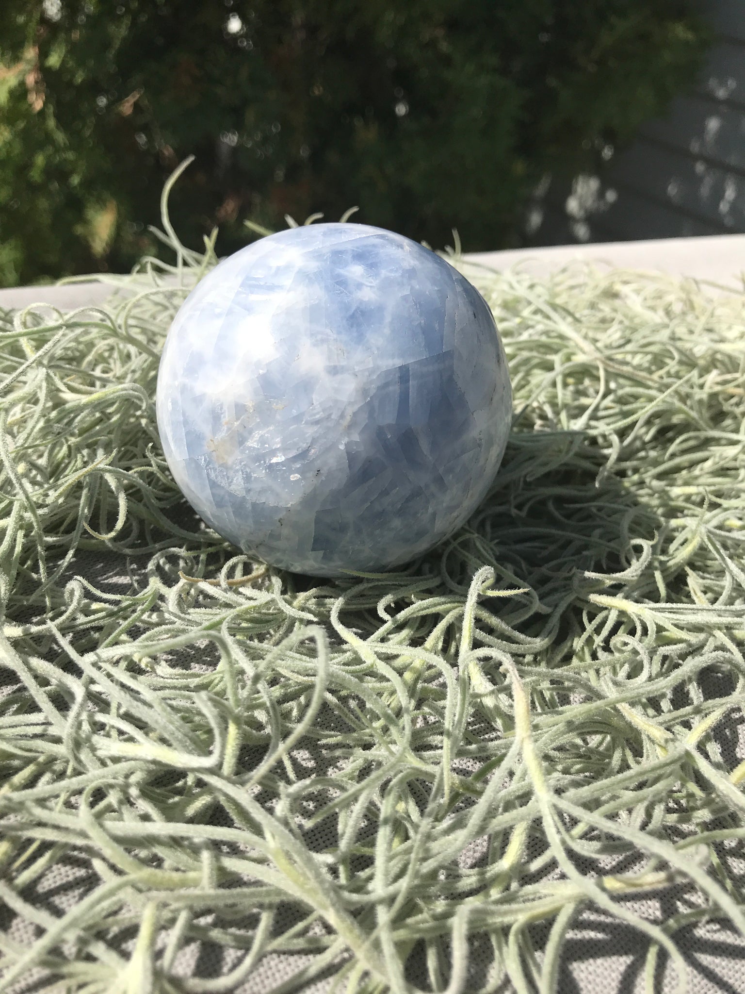 Blue Calcite Sphere