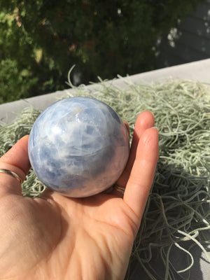 Blue Calcite Sphere