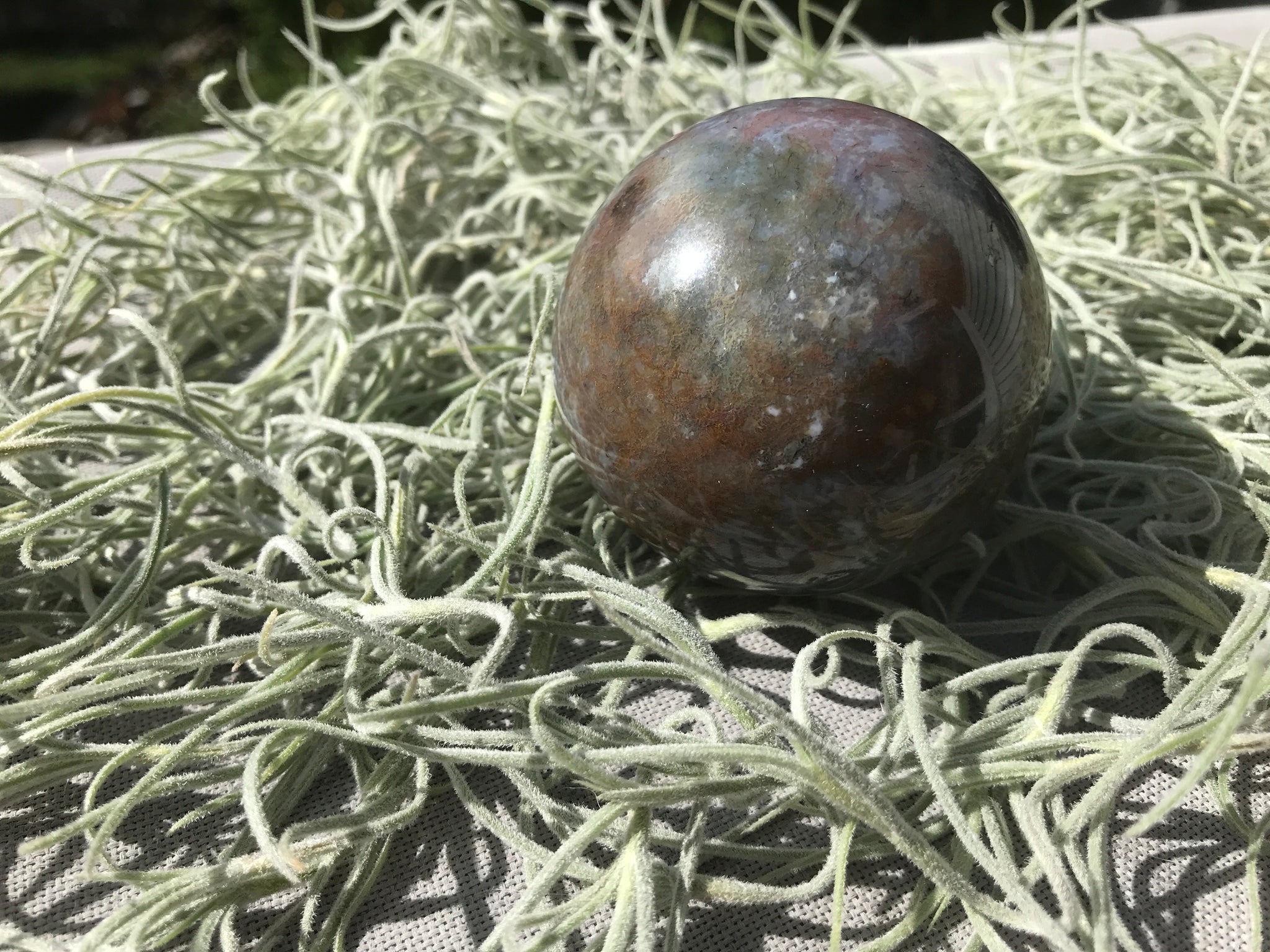 Moss Agate Sphere Medium
