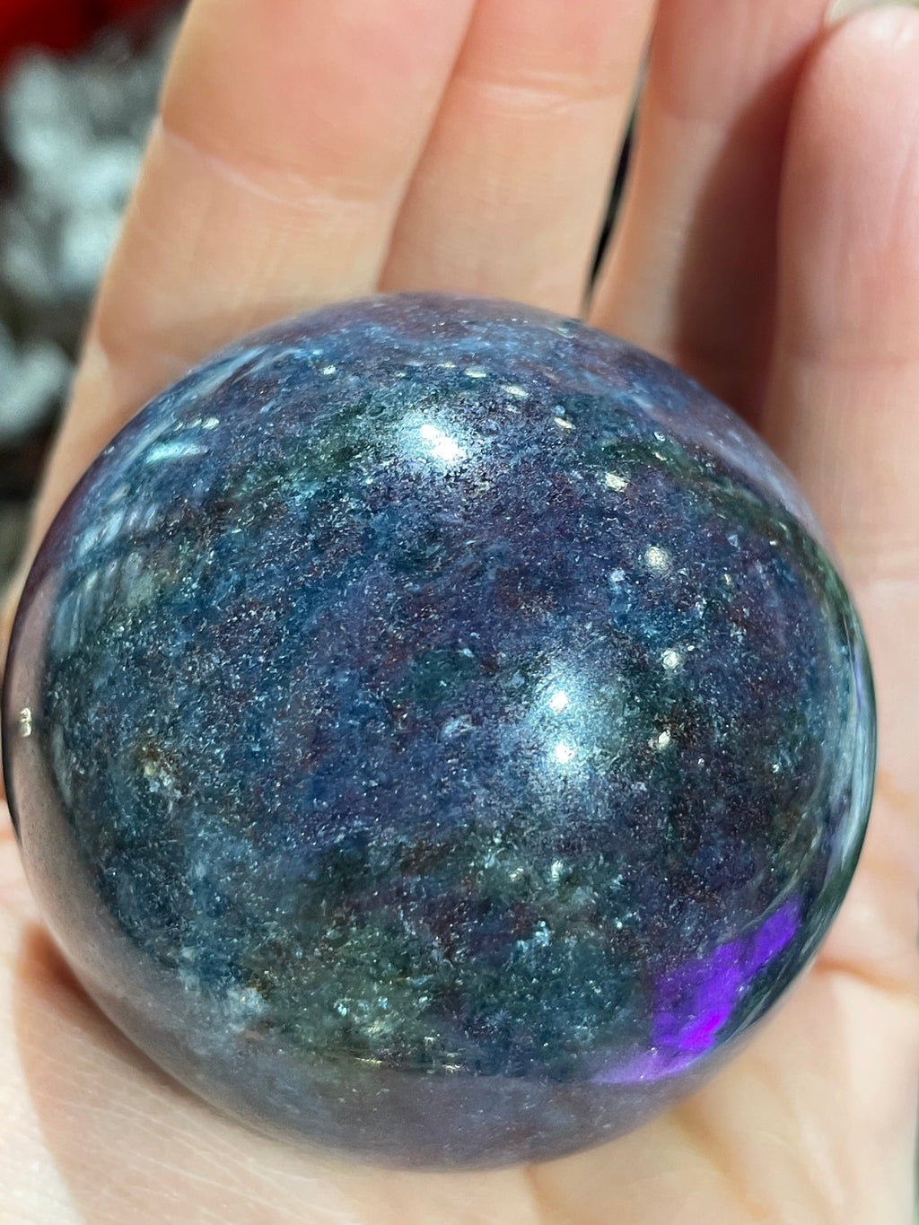 Ruby in Kyanite Sphere - Small